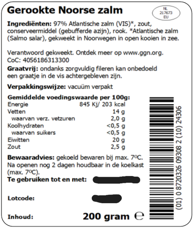 Gerookte Atlantische Zalm